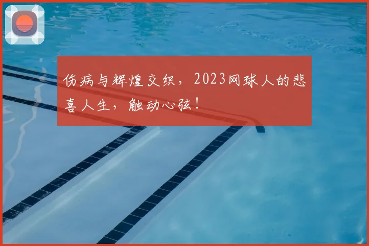 伤病与辉煌交织，2023网球人的悲喜人生，触动心弦！